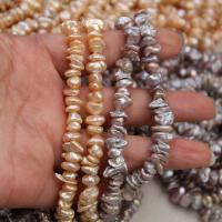 Wiedergeborene kultivierte Süßwasserperlen, Perlen, natürlich, natürliche & DIY & verschiedene Stile für Wahl, keine, 8-10mm, Länge:36 cm, verkauft von Strang