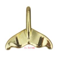 Brass Jewelry Pendants, Mermaid tail, plated, fashion jewelry & DIY, nickel, lead & cadmium free Approx 3mm 