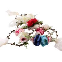 Свадебный волосы Венок, канифоль, с пеньковый трос, Милые & Девушка, Много цветов для выбора, 400mm, продается PC