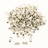 Zinc Alloy Tube Beads, zinc alloy bead, Column, plated, DIY 