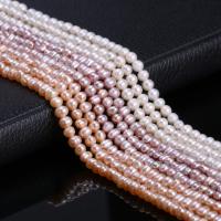 Barock kultivierten Süßwassersee Perlen, rund, natürlich, natürliche & DIY, keine, 4-4.5mm, verkauft von Strang