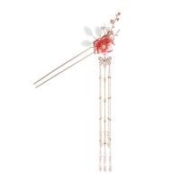 Hair Stick, Zinc Alloy, vintage & for woman & with rhinestone 