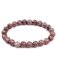 Gemstone Bracelets, Red Jasper, Unisex red 
