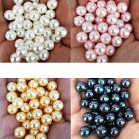 Dyed Shell Beads, Shell Pearl, Round, polished, DIY  4mm 