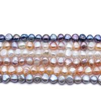 Baroque Cultured Freshwater Pearl Beads, Round, polished, DIY 