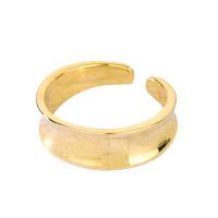 Brass Cuff Finger Ring, plated & for woman US Ring .5 