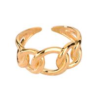 Brass Cuff Finger Ring, plated & for woman, US Ring .5-6 