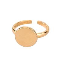 Brass Cuff Finger Ring, plated & for woman US Ring 