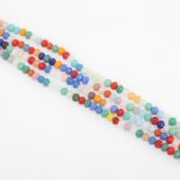 Perles de cristal rondes , Cristal naturel, DIY & grand trou, multicolore, 2mm Environ 1mm cm Vendu par sac