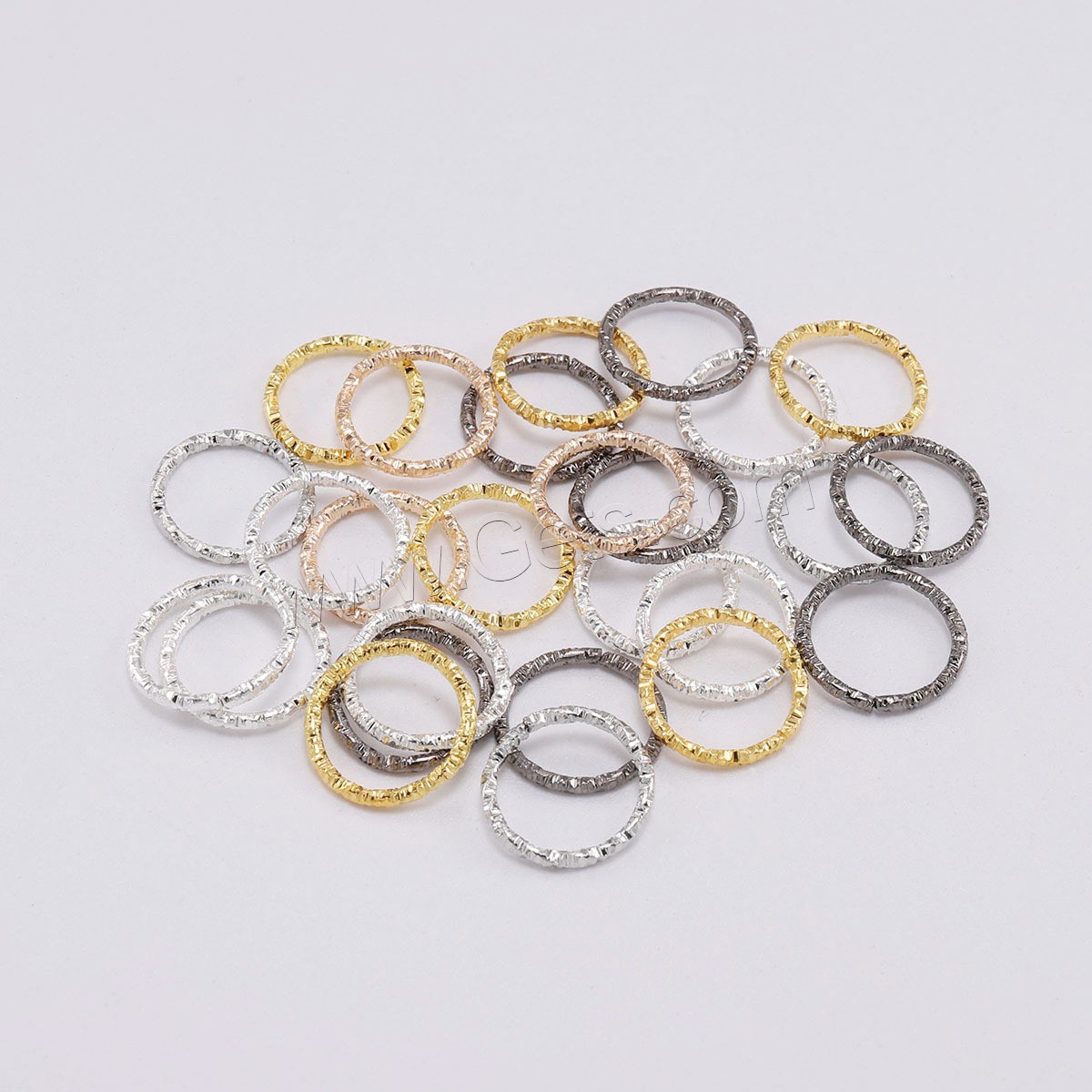 Iron Open Jump Ring, plated, different packing style for choice & different size for choice, more colors for choice, Sold By Bag