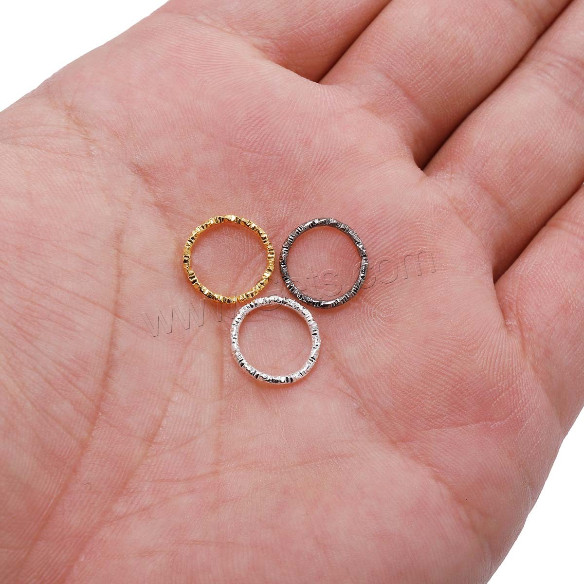 Iron Open Jump Ring, plated, different packing style for choice & different size for choice, more colors for choice, Sold By Bag