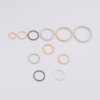 Iron Open Jump Ring, plated  