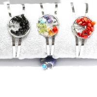 laiton bracelet manchette, avec pierre gemme, Rond, Placage, différentes couleurs et motifs pour le choix & unisexe & creux, plus de couleurs à choisir Vendu par PC