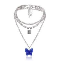 Fashion Multi Layer Necklace, Zinc Alloy, fashion jewelry & for woman 
