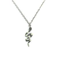 Zinc Alloy Sweater Chain Necklace, Snake, plated, Unisex & luminated Approx 23.62 Inch 