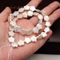 Reborn Cultured Freshwater Pearl Beads, Star, Baroque style & natural & DIY, white, 11mm 