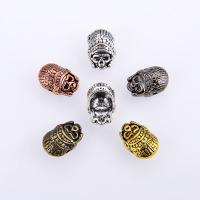 Zinc Alloy Charm Connector, Skull, plated, DIY Approx 1.5mm 