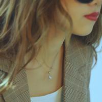 Zirkonia Edelstahl Halskette, plattiert, Modeschmuck & für Frau & mit kubischem Zirkonia, verkauft von Strang