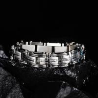 Stainless Steel Chain Bracelets, plated, fashion jewelry & for man 
