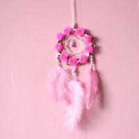 Fashion Dream Catcher, Iron, with Feather, durable 
