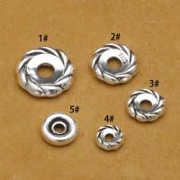Perles intercalaires en argent , Argent sterling 925, Plaqué de couleur d'argent, styles différents pour le choix, Vendu par PC
