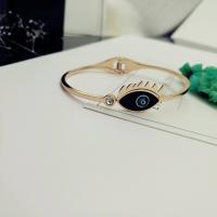 Titan Edelstahl Armband / Armreif, Titanstahl, blöser Blick, plattiert, für Frau, Roségold, 55mm, verkauft von PC