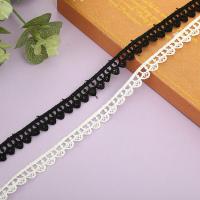 Polyamide Ribbon, knit, DIY white and black, 13mm 