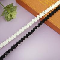 Polipropileno Nylon Cable de cinta, tejido, Bricolaje & diferentes estilos para la opción, en blanco y negro, 10mm, Vendido por Yarda