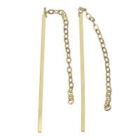 Brass Extender Chain, plated, fashion jewelry & for woman 1.5mm 