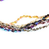 Dreieckiger Kristall Perlen, Natürlicher Quarz, DIY & verschiedene Stile für Wahl, keine, 4*3mm, Bohrung:ca. 1mm, verkauft von Strang