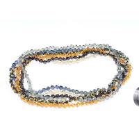 Perles de cristal rondelle, Placage, DIY, plus de couleurs à choisir, 6*7mm Environ 1mm, Vendu par brin