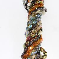 Teardrop Crystal Beads, plated, DIY 6*6mm Approx 1mm 