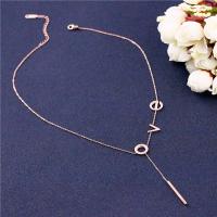 Titanium Steel Jewelry Necklace, portable 40+5CM 