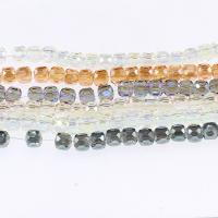 Perles de cristal rondelle, Placage, DIY, plus de couleurs à choisir Environ 1mm Environ 25.2 pouce, Environ Vendu par brin