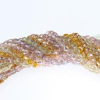 Perles de cristal rondelle, Placage, DIY, plus de couleurs à choisir, 7*7mm Environ 1mm, Vendu par brin