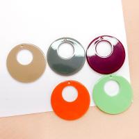 Solid Color Resin Pendants, DIY 