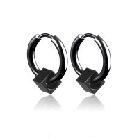 Huggie Hoop Drop Earring, Stainless Steel, portable & Unisex 