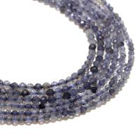 Iolite Beads, Round, natural, DIY & faceted, 2mm 