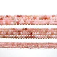 розовый опал Бусины, Круглая, натуральный, DIY & граненый, розовый, продается Strand