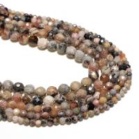 Rhodonit Perlen, rund, natürlich, DIY & facettierte, gemischte Farben, verkauft von Strang