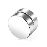 Titanium Steel Magnetic Stud Earring, portable & Unisex 