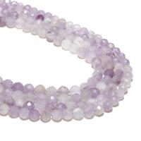Einzelne Edelstein Perlen, Lavendel, rund, natürlich, DIY & facettierte, hellviolett, verkauft von Strang