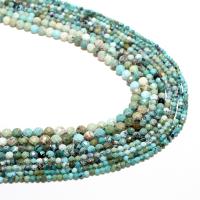Perles en Turquoise naturelle, Rond, DIY & facettes, couleurs mélangées, Vendu par brin
