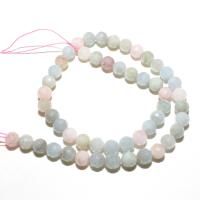 Morganit Perlen, rund, natürlich, DIY & facettierte, gemischte Farben, verkauft von Strang