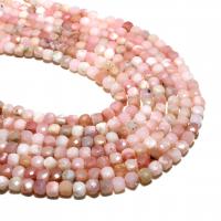 Pink Opal Beads, Round, natural, DIY & faceted, pink, 4mm 