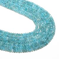 Apatite Beads, Apatites, Round, natural, DIY & faceted, blue, 2*3mm, Approx 