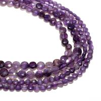 Natural Amethyst Beads, Round, DIY & faceted, purple, 4mm, Approx 