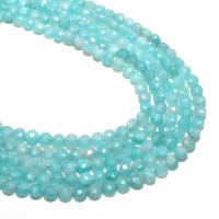 Amazonite Beads, ​Amazonite​, Round, natural, DIY & faceted, blue, 4mm, Approx 