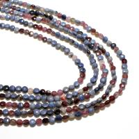 Mixed Gemstone Beads, Multi - gemstone, Round, natural, DIY & faceted, multi-colored, 4mm, Approx 