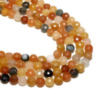 Fukurokuju Beads, Flat Round, natural, DIY & faceted, mixed colors, 4mm 